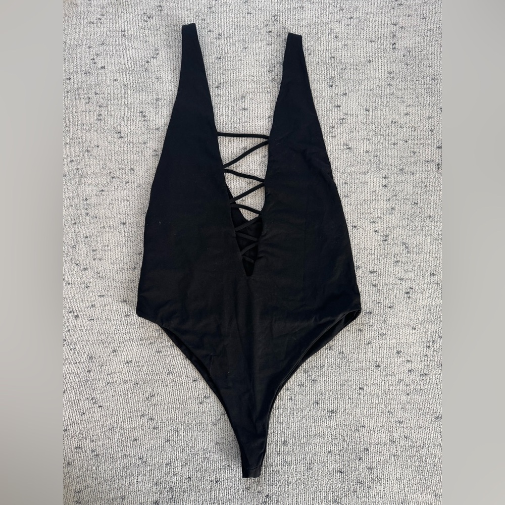 Planet Blue Indah Black Thing Swim Suit Small